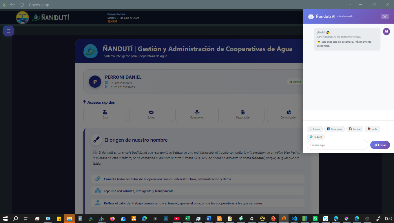 Ñandutí — Asistente de IA